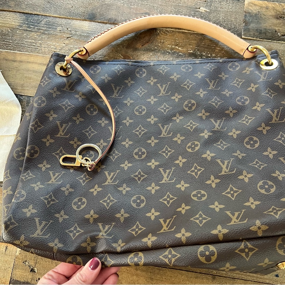 LOUIS VUITTON • Artsy MM purse bag hobo • Authentic • Full Set - Picture 2 of 16